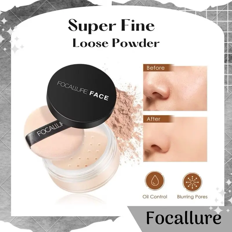 Focallure Super Fine Loose Setting Powder Bedak Tabur 7gr