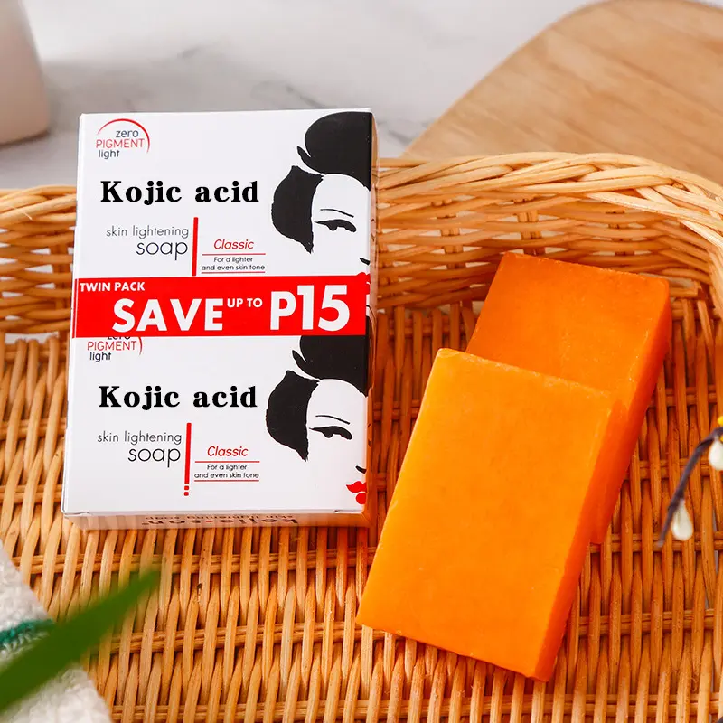 Handmade Whitening Soap Skin Care Deep Cleaning Moisturizing Cleansing Essential Temperate Soap Brighten Skin Kojic Acid Soap Rice Cleanser