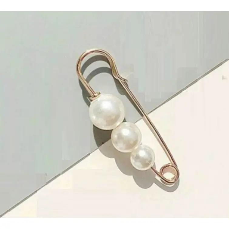Tuspin PENITI TUSUK Jarum HIJAB Bros Set Tusuk Mutiara Pin Tutup Brooch Aksesoris Jilbab Pakaian 6