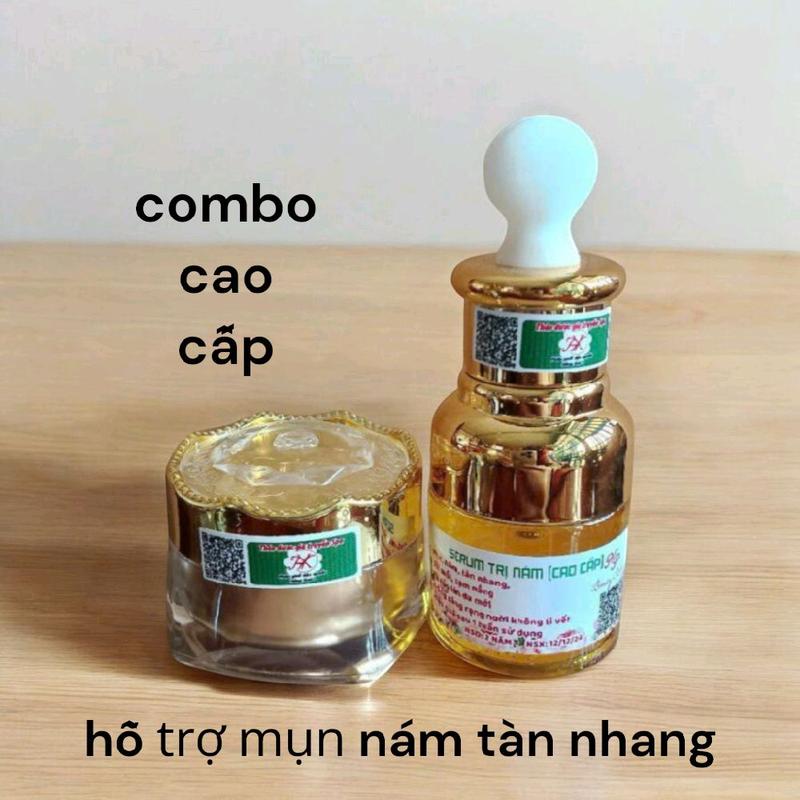 1 combo cao cấp + kem face hổ trợ nám sạm mụn tang nhang Chăm Sóc Da Skincare