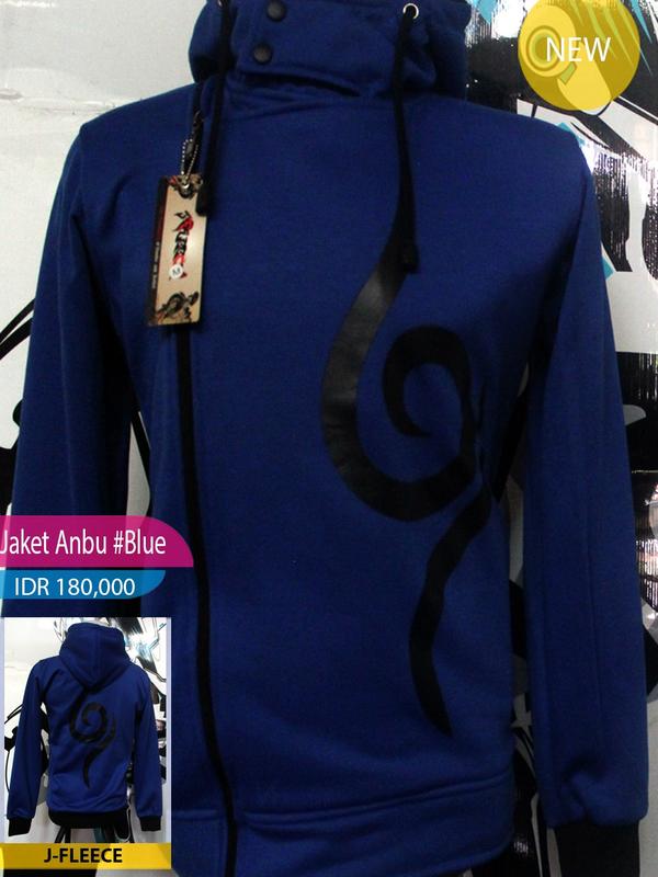 SALE Jaket Sweater Anbu Biru 1