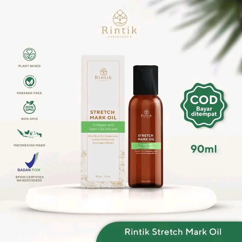 Rintik Skincare - Stretch Mark Selulit Oil rintik stretch mark