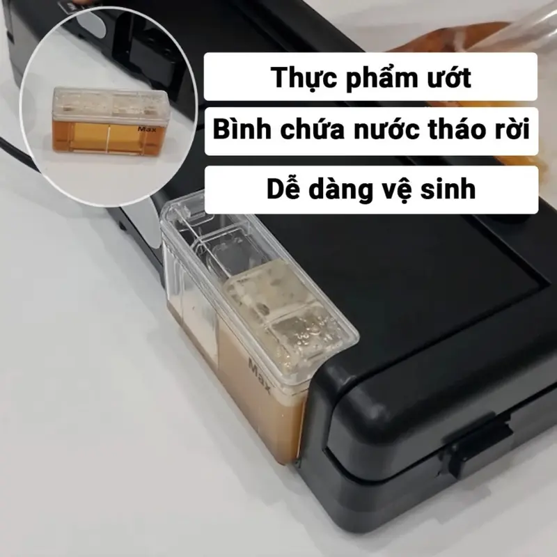 ShineYe Máy Hút Chân Không Thực Phẩm P280 Công Suất 150W Không Kén Túi Hút Và Hàn Túi Thủ Công Cho Đồ Khô Ướt Có Nước Bảo Hành 12 Tháng 5