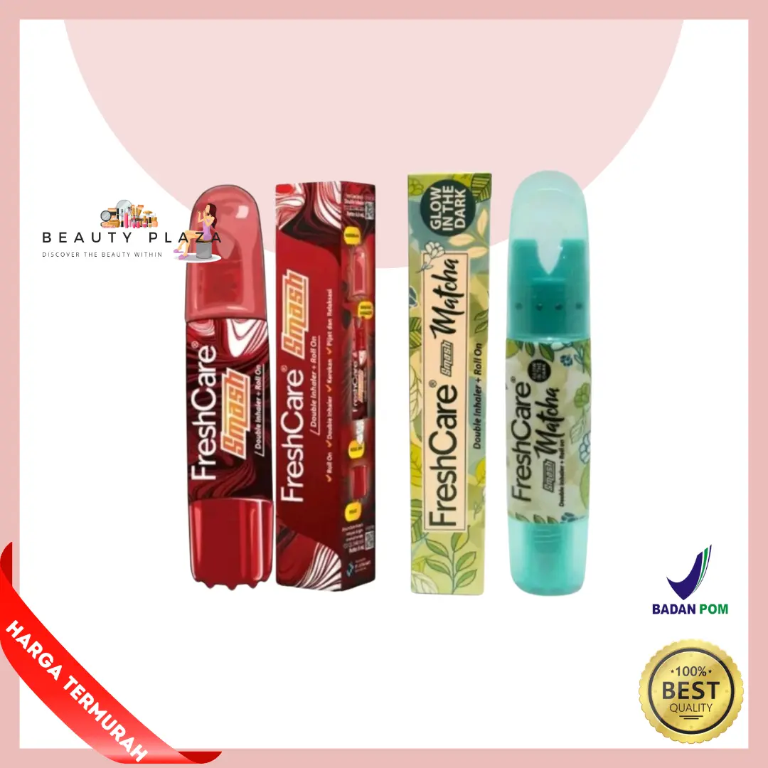 Freshcare SMASH Strong double inhaler + roll on | Freshcare SMASH Matcha Obat