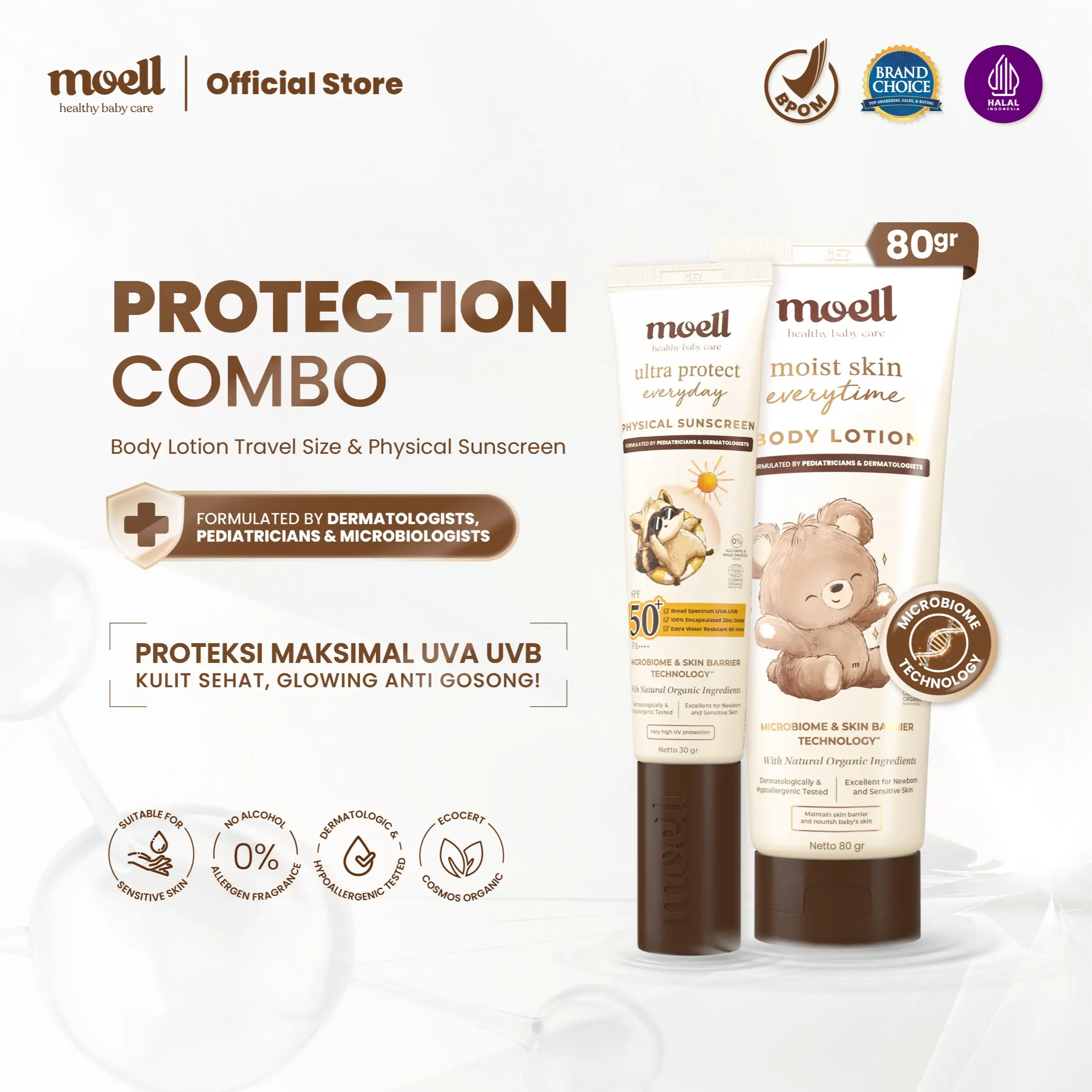 BODY LOTION 80 GR + SUNSCREEN