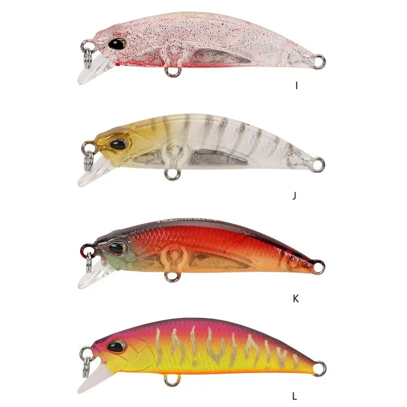 Lures & Baits 50mm/5g 1Pcs Sinking Minnow Umpan Pancing 50mm 5g Fishing Lure Bentuk Ikan Kecil Kail Swimbait Bass Bait Wobbler Alat 7
