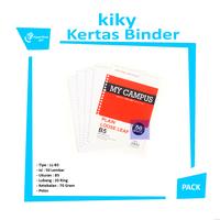 Gambar Kiky Loose Leaf B5 50 Lembar Polos - Kertas Binder 26 Ring Plain - PACK dari Papershopjkt Kota Administrasi Jakarta Utara 1 Tokopedia