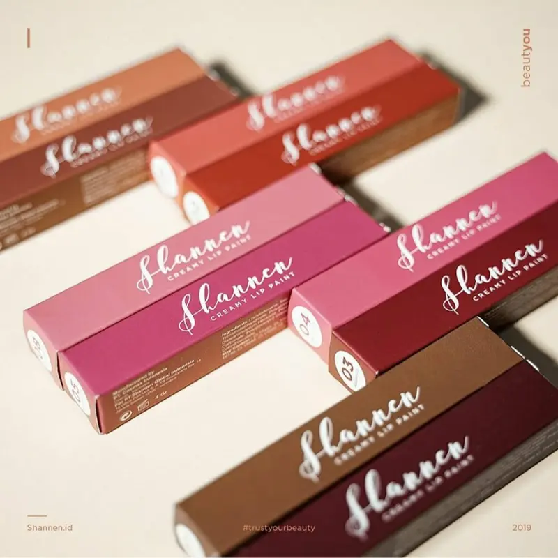 (NO 01-15 ) BISA COD / LIPSTIK SHANNEN LIP CREAMY LIP PAINT LIP MATTE SHANEN BPOM LIPSTICK 0
