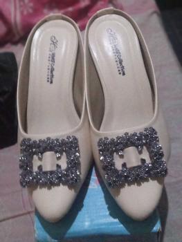 Product Review of HMF Yuiko High Heels Mules Wanita 7 cm AR08 from r**2 0