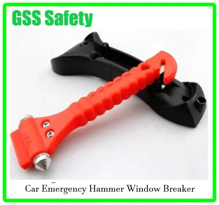 Car Emergency Hammer - Safety Escape Glass Window Breaker Seat Belt Cutter Tool 1