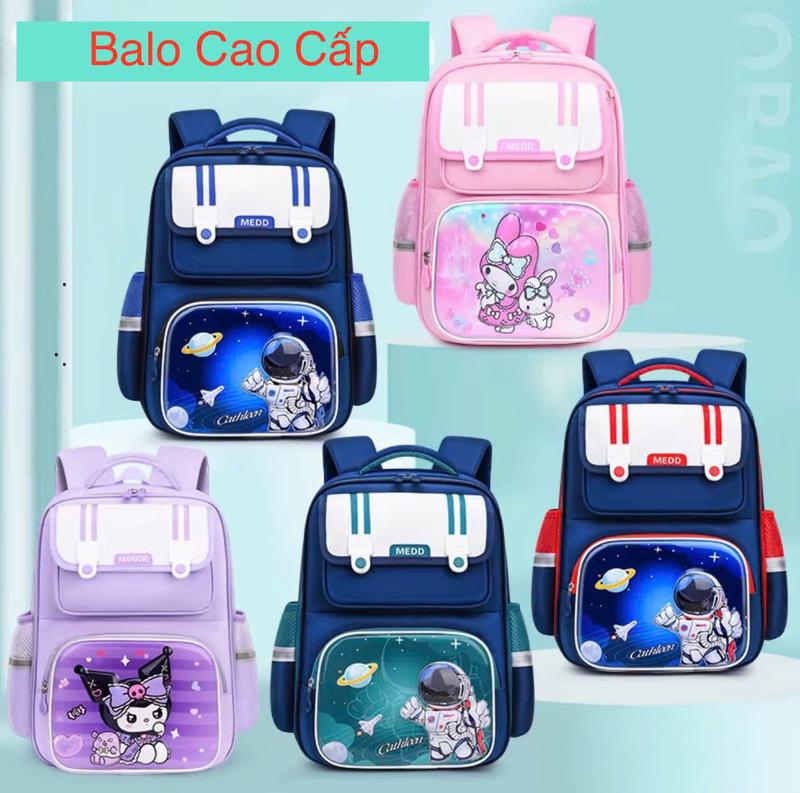 Balo Cao Cấp Chống Gù - Hoạ tiết Kuromi Meloly, Phi Hành Gia siêu nhẹ chống thấm nước