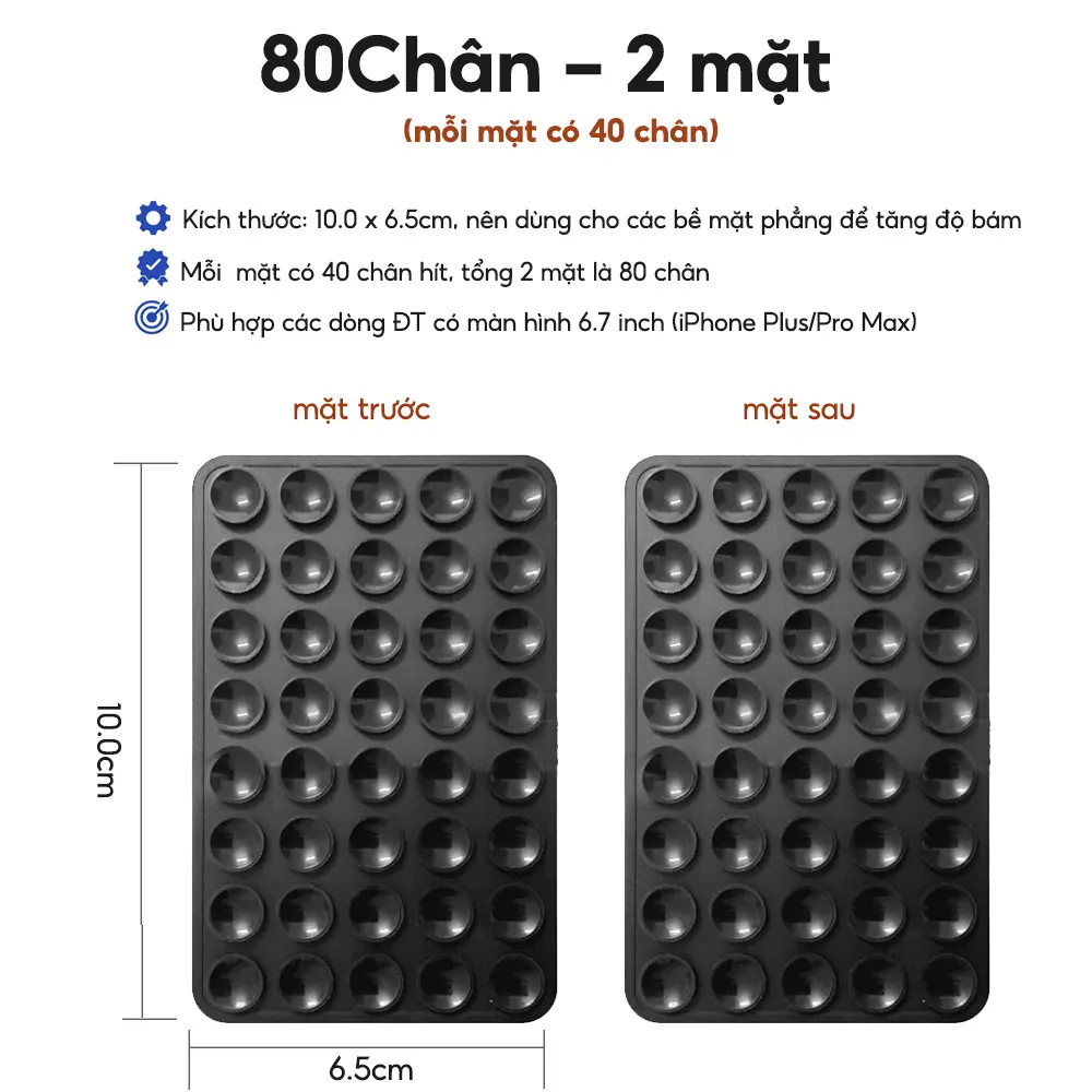80Chân 2Mặt - ĐEN