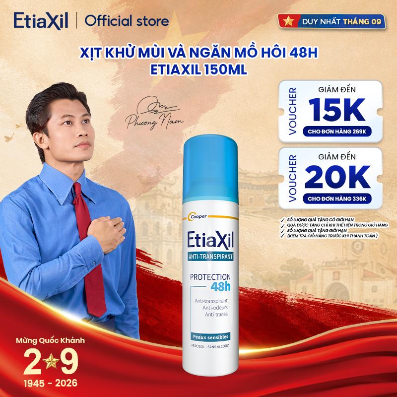 Xịt khử mùi toàn thân Etiaxil bảo vệ kép 150ml