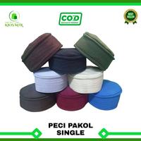 Gambar PECI PAKOL SINGEL ALL SIZE , Peci Pakol Single Dewasa , Peci Haji Pakol , Peci Kopiah Pakol Single dari kios MTR Kab. Bogor 3 Tokopedia