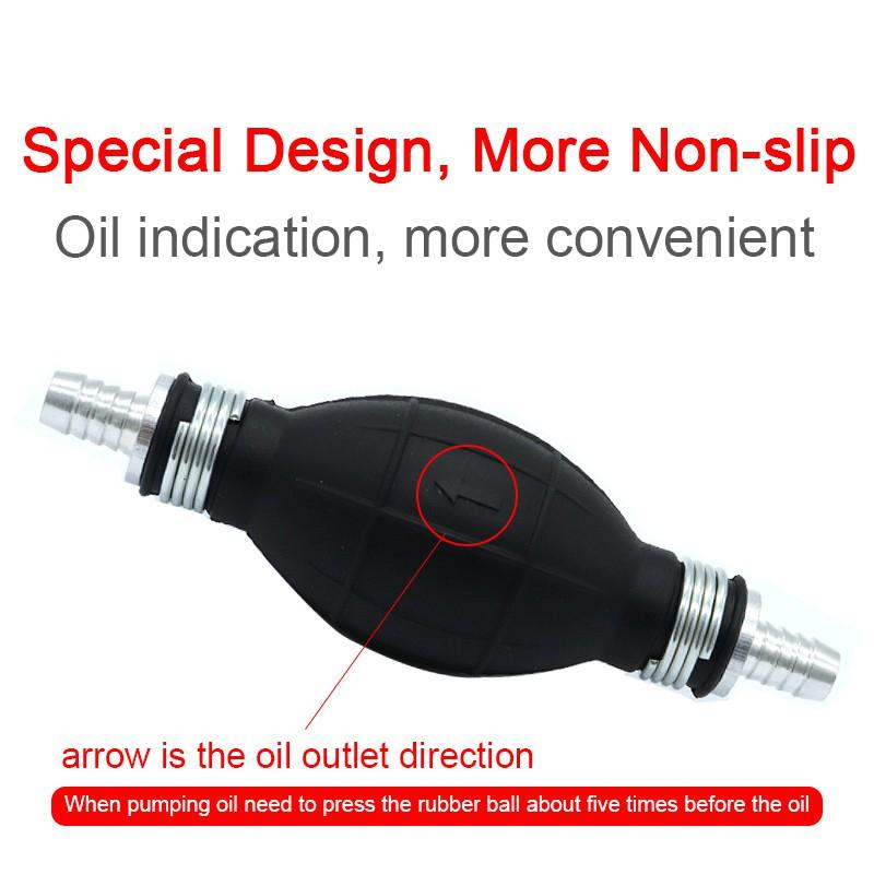 Bulb Fuel Pump/Pompa Tangan Primer/ 6mm - 12mm Pompa Bahan Alloy/Bulb Bahan Logam Dan Karet Untuk Minyak Bensin Solar 4