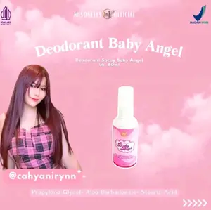 [DAPAT 1] Misonells Deodorant Spray  Baby Angel 1 pcs 60ml Antiperspirant Mencerahkan Ketiak ORI BPOM
