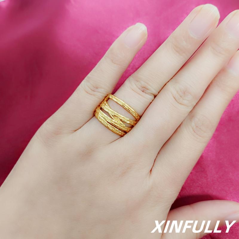 Product Introduction of Vintage Craft Multi-Layered Line Rings Open Ring Women's Rings 6