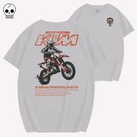 Gambar Underpake Kaos Distro Pria Trail Offroad Extreme Motorcross Bikers Adventure T-shirt KTM Series - Hitam, S dari Blandwire Cloth Kab. Bandung 4 Tokopedia