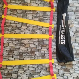 Agility Ladder / Tangga Tali Nilon Untuk Latihan Kecepatan /  Kelincahan / 4,6,8 Meter Ketangkasan Ranchotion BNAGLT 01