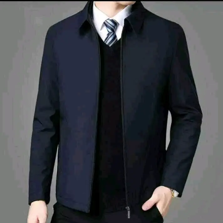 JASKET PORMAL NON PORMAL  Hitam Polos Katun
