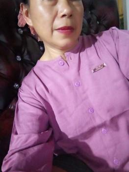 Product Review of Atasan Wanita Rayon Twill premium Panjang Baju Dewasa All size  muat sampe BB 70  Nyaman Lembut Kancing Kain Formal High Hitam from k** a**a 0