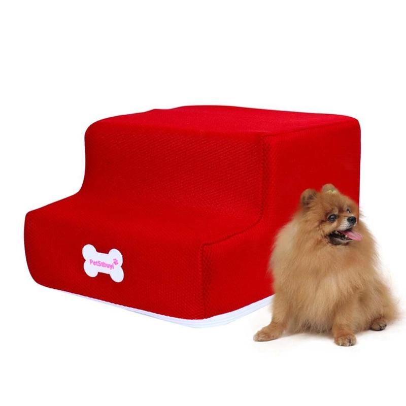 Multicolor Durable For Small Dog Cat Puppy Climbing Anti-slip Dogs Bed Stairs Pet Ramp Ladder Pet Supplies Dog House 3
