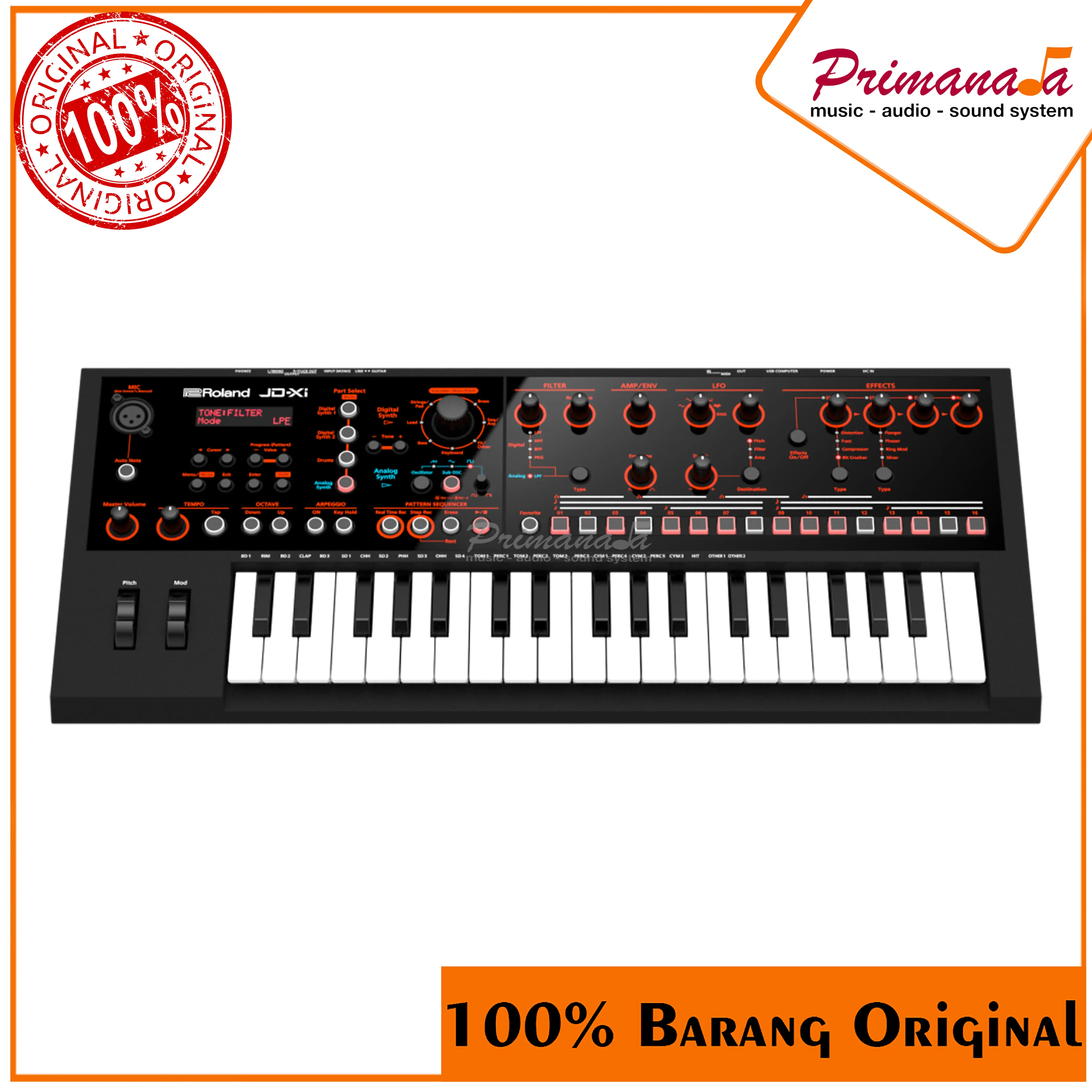 Roland JD-XI Synthesizer JDXI Analog Digital Crossover Synth