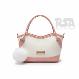 RSA - Tas Wanita Terbaru Kekinian Hana Import Sling Bag Handbag Fashion Korea - Elegant Pom-Pom