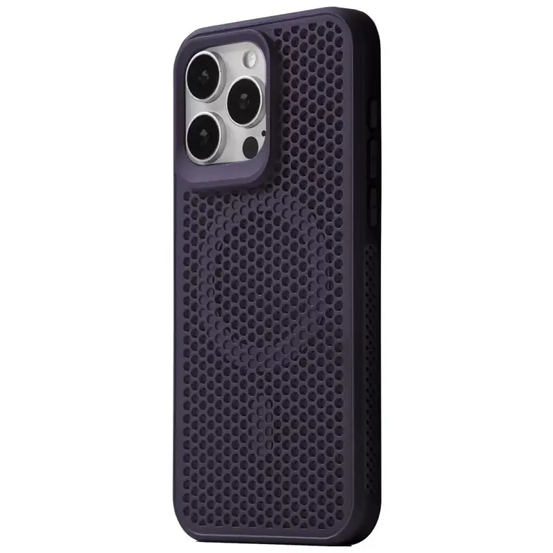 Premium Anti Heat Magsafe Case iPhone 11 12 13 14 15 pro max 14 15 plus Pendingin Mesh silikon Casing iPhone 15 14 13 12 11 pro max 14 15 plus Shockproof 8