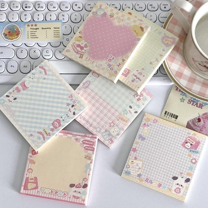  Set 50 tờ giấy ghi chú giấy note không dính dễ thương giấy nhớ vở sổ DIY 