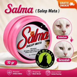 SEMPATI Salma Salep Kucing Hamster Marmut Cream Krim Sakit Mata Hewan Belekan Iritasi Mata Merah Berair Bengkak Bernanah