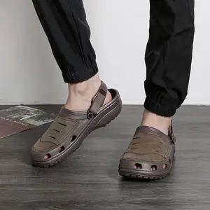 Sandal Slop Pria Sandal Karet Kekinian Anti Slip / Anti Licin Ringan Nyaman Di Pakai Kualitas Premium