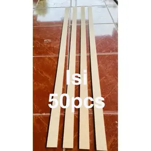 Paket 50pcs wall battem mdf 3cm x 100cm dan 122cm