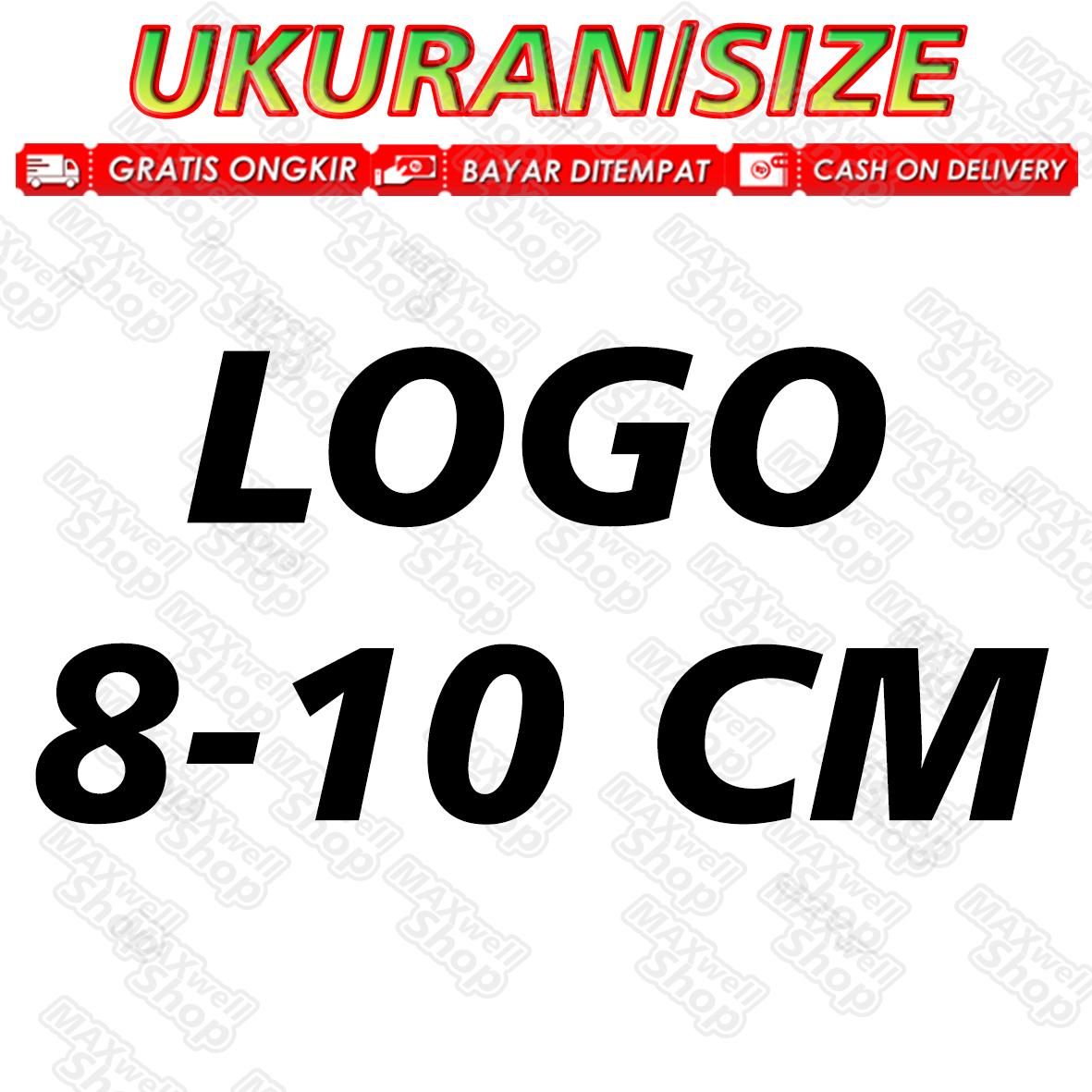 STIKER SABLON SETRIKA DTF LOGO 8-10 CM SABLON KAOS  LOGO