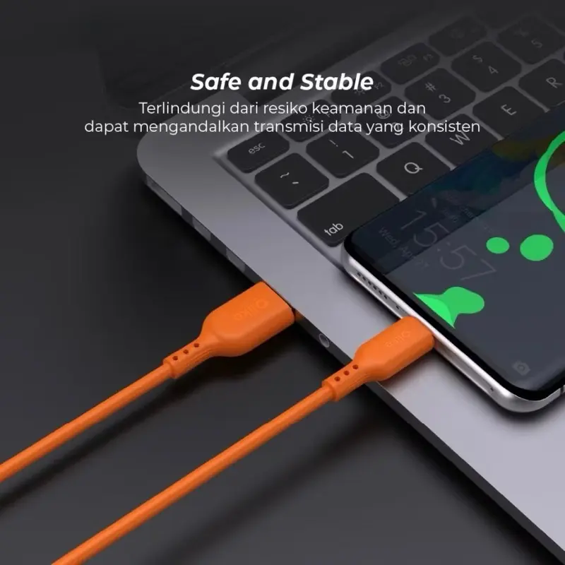 Kabel Data O Like (Satuan) Type-C 2.4A Fast Charging Original 1M 3