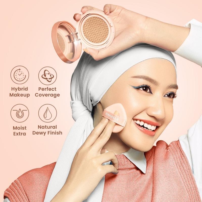 HANASUI SERUM CUSHION REFILL WITH SERUM ACTV & UVA+UVB | BPOM 3