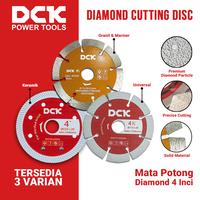 Gambar DCK Diamond Saw Blade 4 Inci / Mata Potong Diamond Turbo (Keramik), Granit, Marmer, Universal 105, 112, 115 mm dari DCK Power Tools Indonesia Kota Administrasi Jakarta Barat 1 Tokopedia