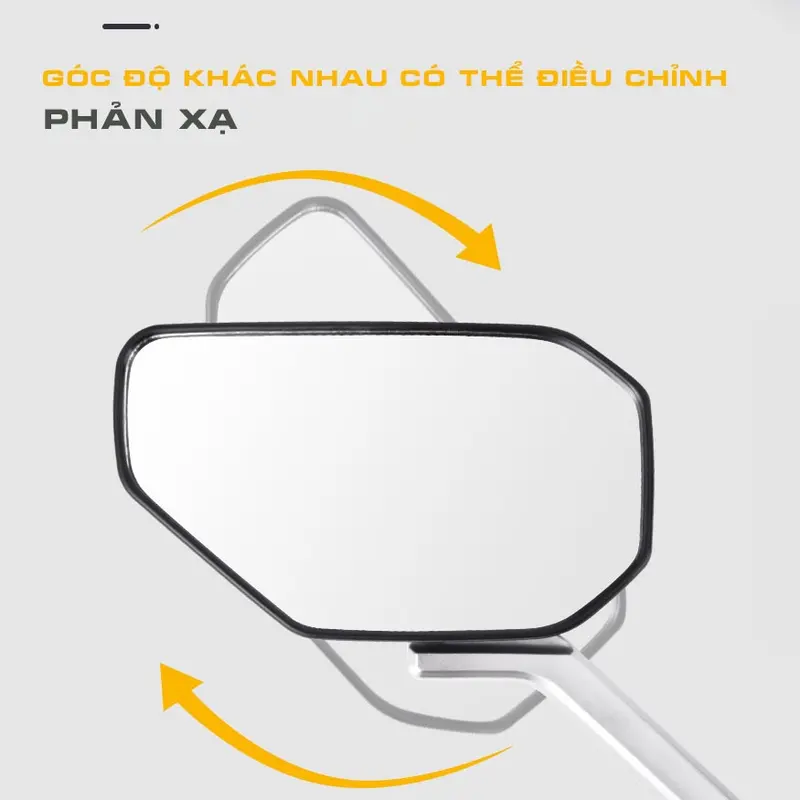 Gương Gấp Gọn, Xoay 360 Độ, Giá Gắn Động Cơ, Gương Chiếu Hậu Xe Máy 2