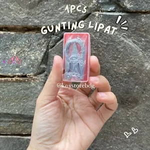 [1PCS] GUNTING LIPAT KECIL STAINLESS TRIP SCISSORS