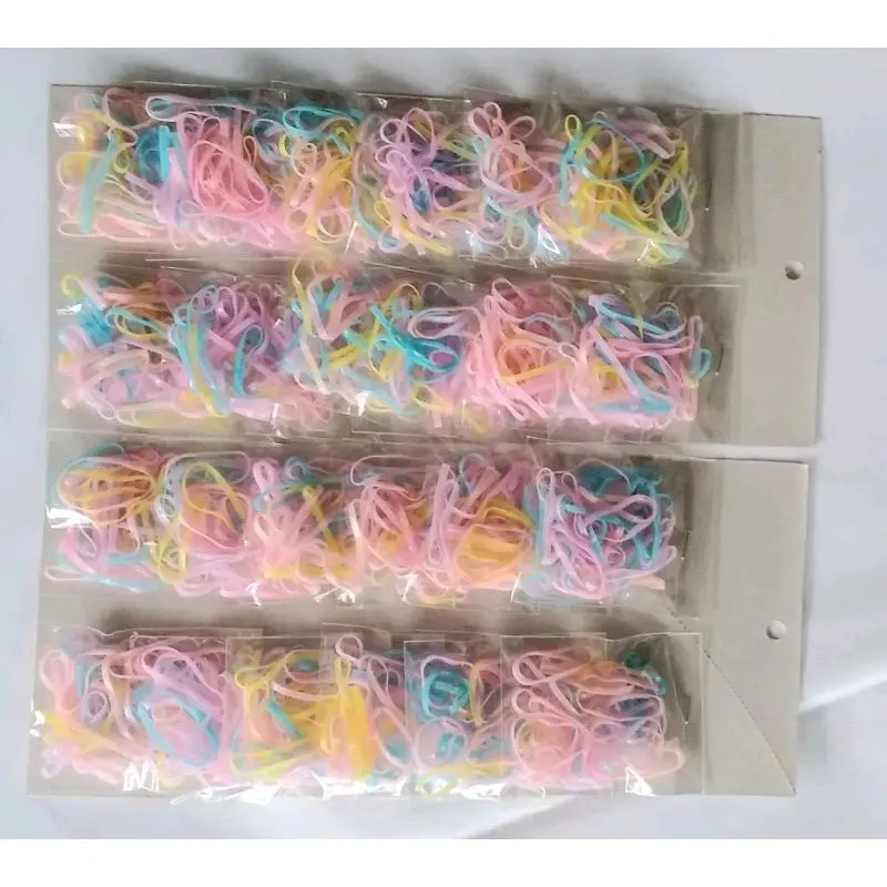 Karet Jepang Atau Karet Ikat Rambut Anak Eceran perkemasan Fashion 2pcs kemasan 6
