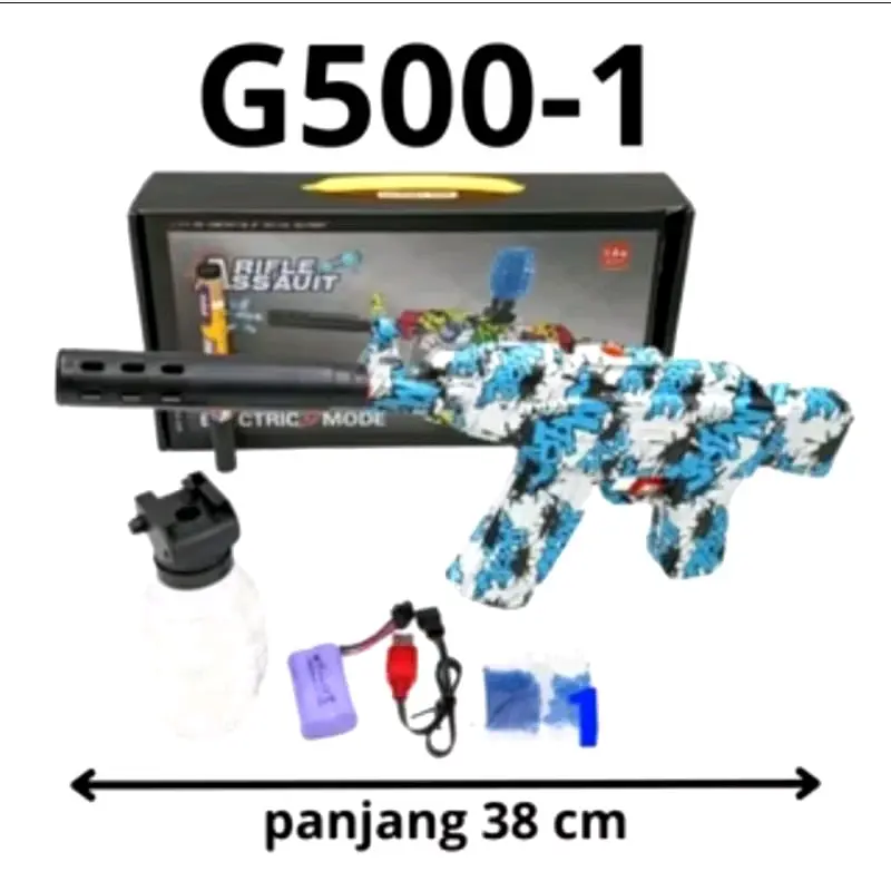 Mainan Gun Riffle Assuat Eletrik Water Gel Gun Mainan Tembakan Gel Toy