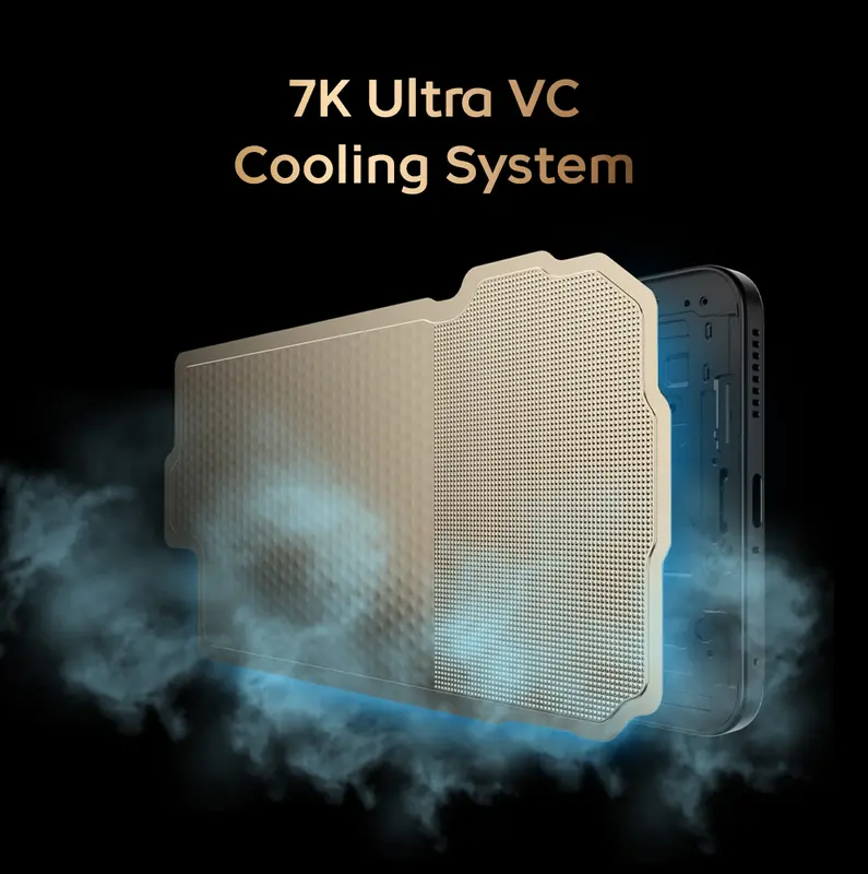 vivo iQOO 13 (12/256)- 1st Snapdragon 8 elite, 7000mm2 VC Cooling system, 6150mAh+120W, 144Hz LTPO AMOLED] 3