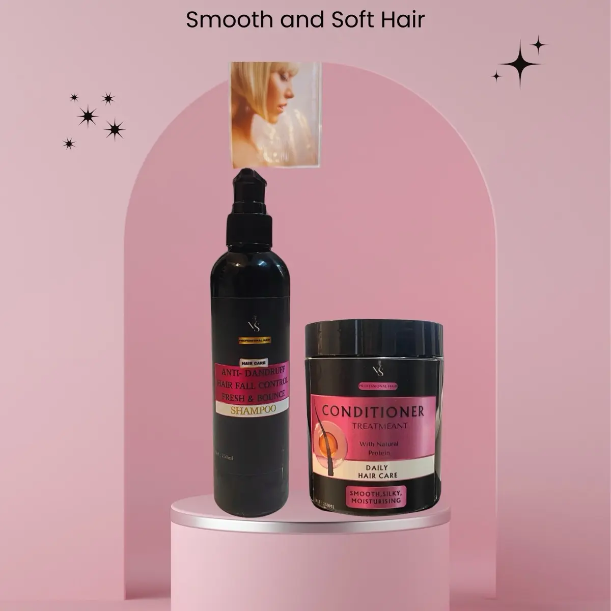 Shampoo & Conditioner Rambut gugur & kelemumur 1set Best Quality Product Salon
