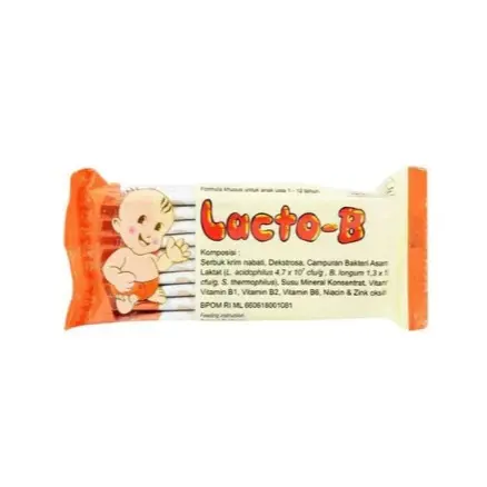 Lacto-B 10 Sachet - Probiotik Anak - Menjaga Saluran Pencernaan Anak Bayi