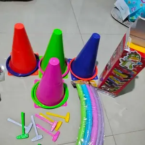 ( BISA COD ) PROMO Mainan Anak Cone Kerucut Ring / Mainan Cone Kerucut Latihan Olahraga / Mainan Lempar Cincin / Mainan Anak Laki Laki / Mainan Anak Perempuan SNI Murah
