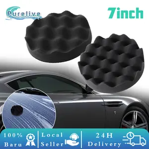 7 Inci Busa Poles Wave Polishing Sponge Car Polishing Pad Support Pad
