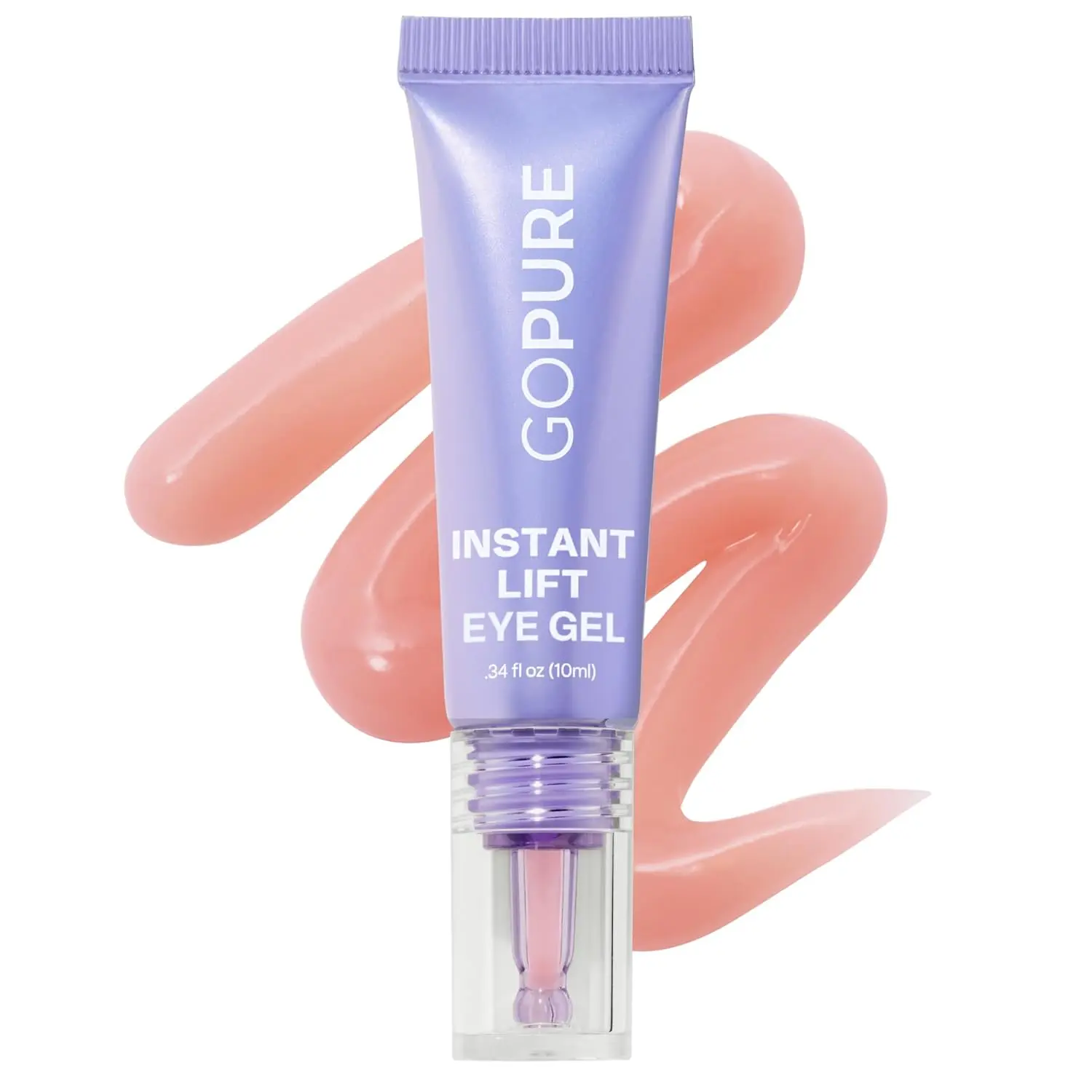 goPure NEW Instant Lift Eye Gel - For the look of Puffiness & Bags, Fine Lines and Dark Circles, Wrinkles, Anti Aging Skin Care for Men & Women with Collagen Targeting Biotech Under Eye Brightener