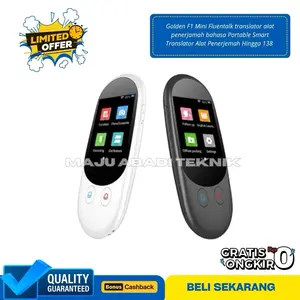 Golden F1 Mini Fluentalk translator alat penerjamah bahasa Portable Smart Translator - Alat Penerjemah Hingga 138 Bahasa
