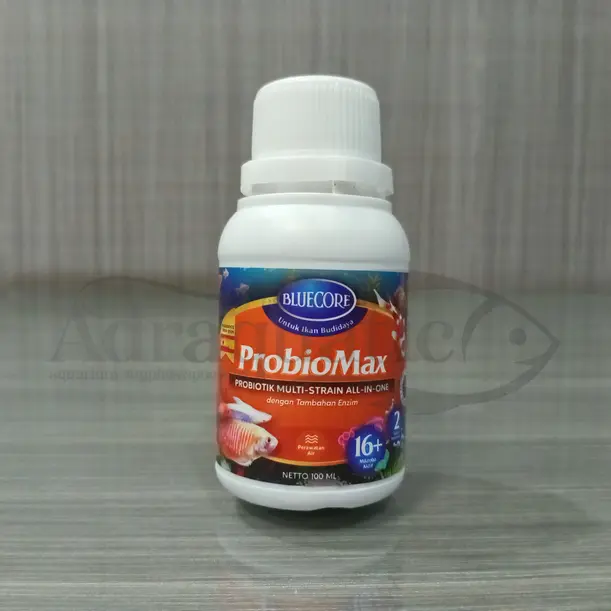 BLUECORE PROBIOMAX 100ML BAKTERI STARTER + ENZIM UNTUK KOLAM AQUARIUM IKAN HIAS STARTER BACTERIA PENGURAI AMONIA NITRIT