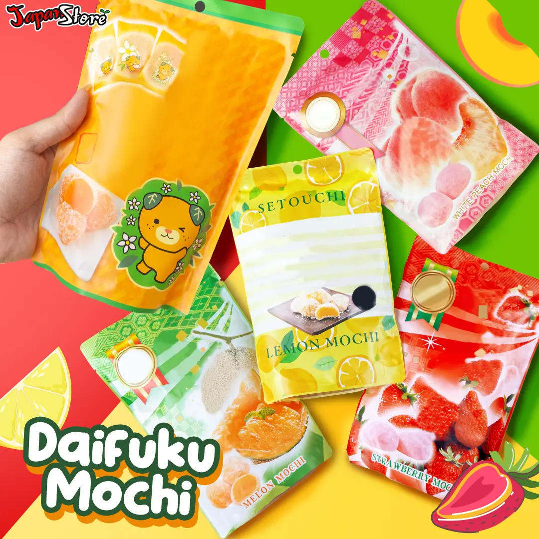 Daifuku Mochi [Kue Mochi Buah Jepang]